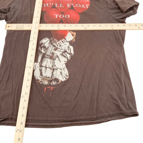 Stephen King IT T-Shirt Youll Float Too Graphic Print Black L - Picture 4 of 5